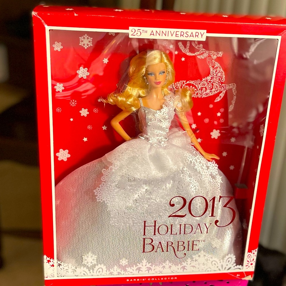 2013 Holiday Barbie 25th anniversary